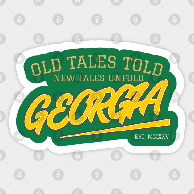 OLD TALES TOLD / NEW TALES UNFOLD Sticker by Lamar 's Store